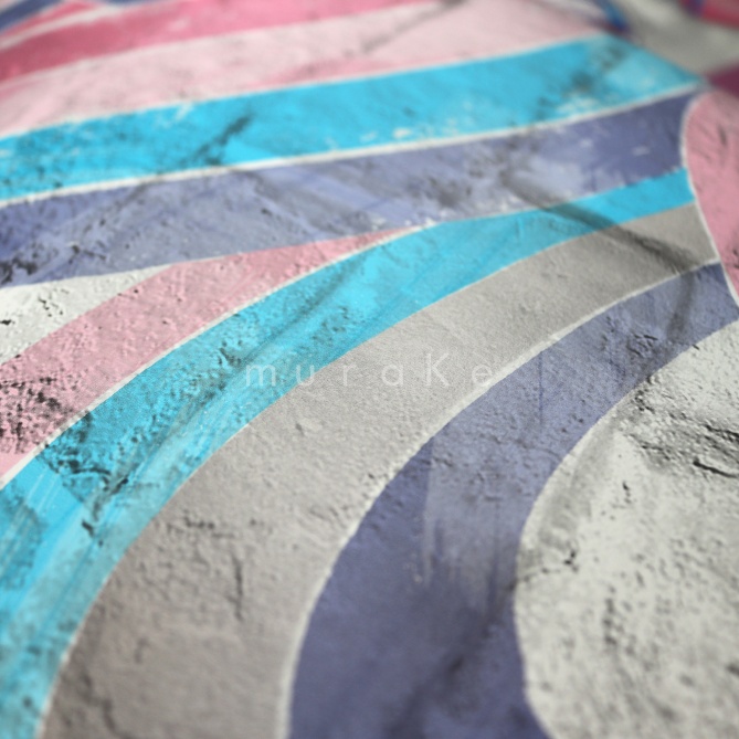 Papel Pintado Ladrillo y arco iris - ABOITE 03 | MURAKE - 878918