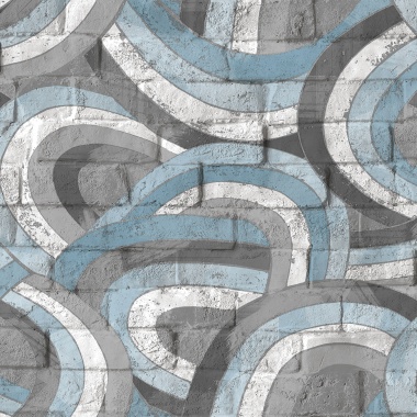 Papel Pintado Ladrillo y arco iris - ABOITE 04 | MURAKE - 878919