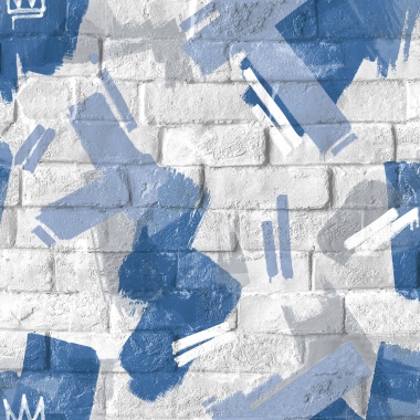 Papel Pintado Ladrillo y graffiti - LACONIA 01 | MURAKE - 878921