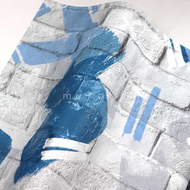 Papel Pintado Ladrillo y graffiti - LACONIA 01 | MURAKE - 878921