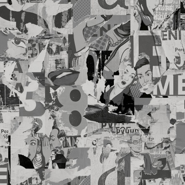 Papel Pintado Cartel Pop Art - DAYTON 03 | MURAKE - 878943