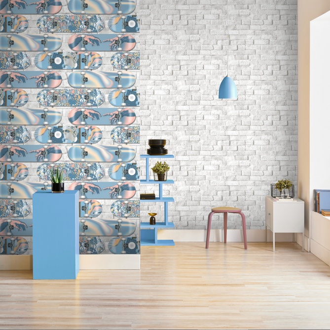 Papel Pintado Skate artístico  - DRAPER 01 | MURAKE - 878946