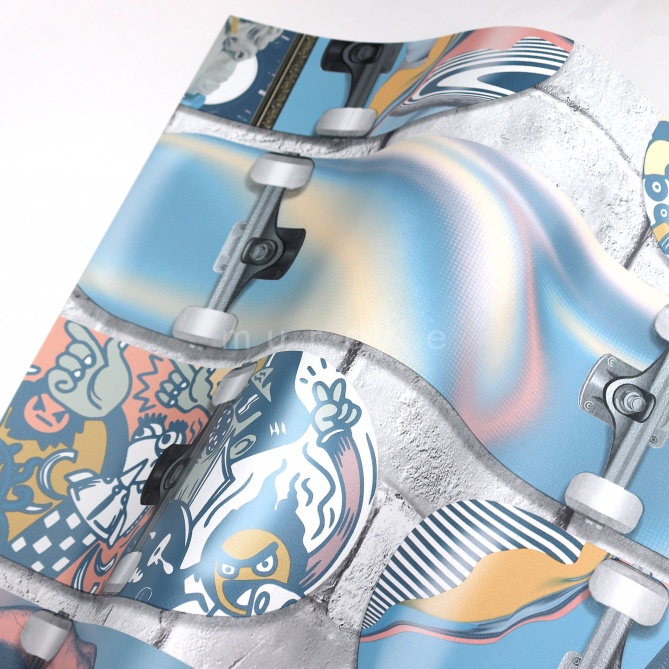 Papel Pintado Skate artístico  - DRAPER 01 | MURAKE - 878946