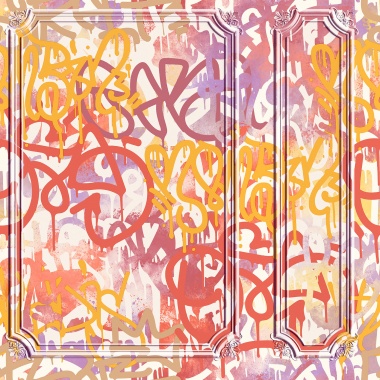 Papel Pintado Moldura y graffiti - GLENVAR 03 | MURAKE - 878953