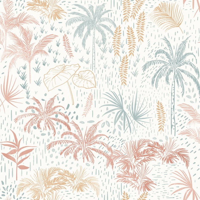 Papel Pintado Árboles tropicales - BELDEN 02 | MURAKE - 878957