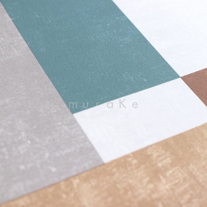 Papel Pintado Rectángulos superpuestos - CRETE 01 | MURAKE - 878961