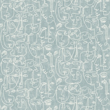 Papel Pintado Caras dibujadas - FARNAM 02 | MURAKE - 878967