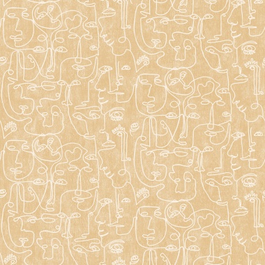 Papel Pintado Caras dibujadas - FARNAM 04 | MURAKE - 878969