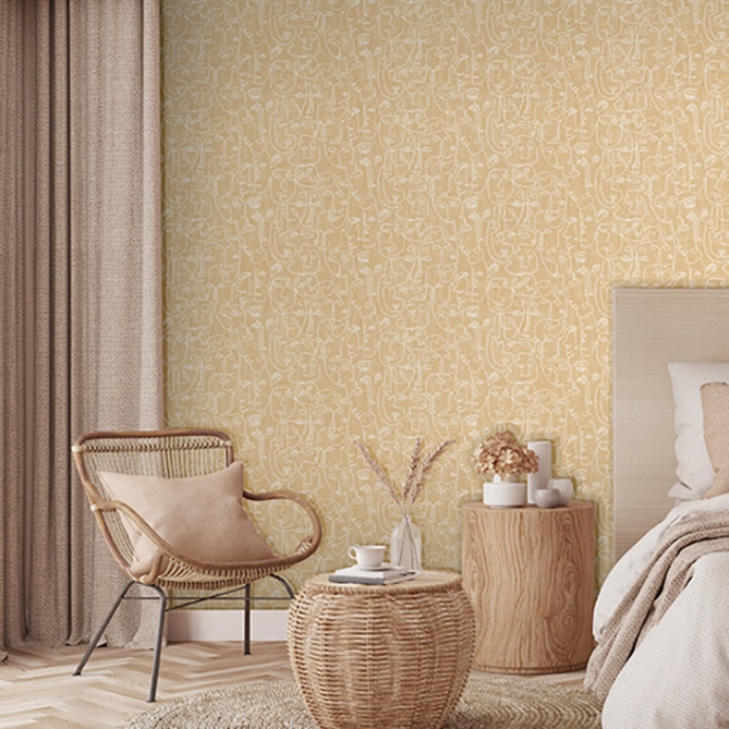 Papel Pintado Caras dibujadas - FARNAM 04 | MURAKE - 878969