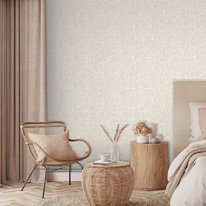 Papel Pintado Caras dibujadas - FARNAM 03 | MURAKE - 878968