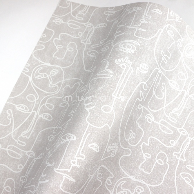 Papel Pintado Caras dibujadas - FARNAM 03 | MURAKE - 878968