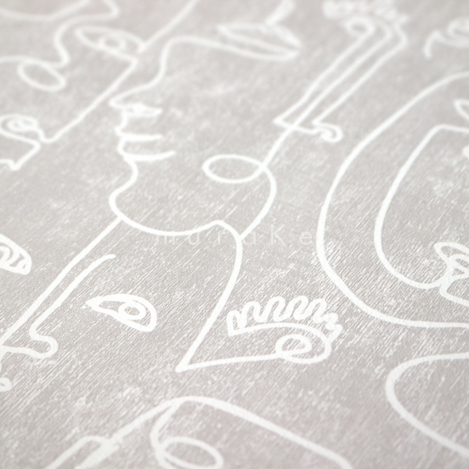 Papel Pintado Caras dibujadas - FARNAM 03 | MURAKE - 878968