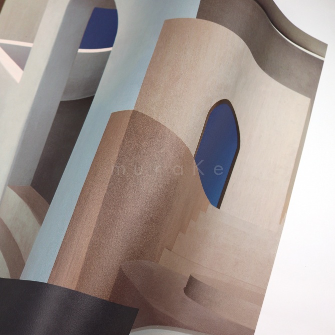 Papel Pintado Pueblo mediterráneo - LESHARA 03 | MURAKE - 878978