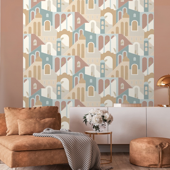 Papel Pintado Arquitectura mediterránea - MINDEN 03 | MURAKE - 878983