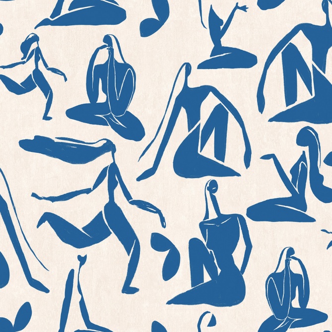 Papel Pintado Cuerpos abstractos - MELUN 04 | MURAKE - 878994