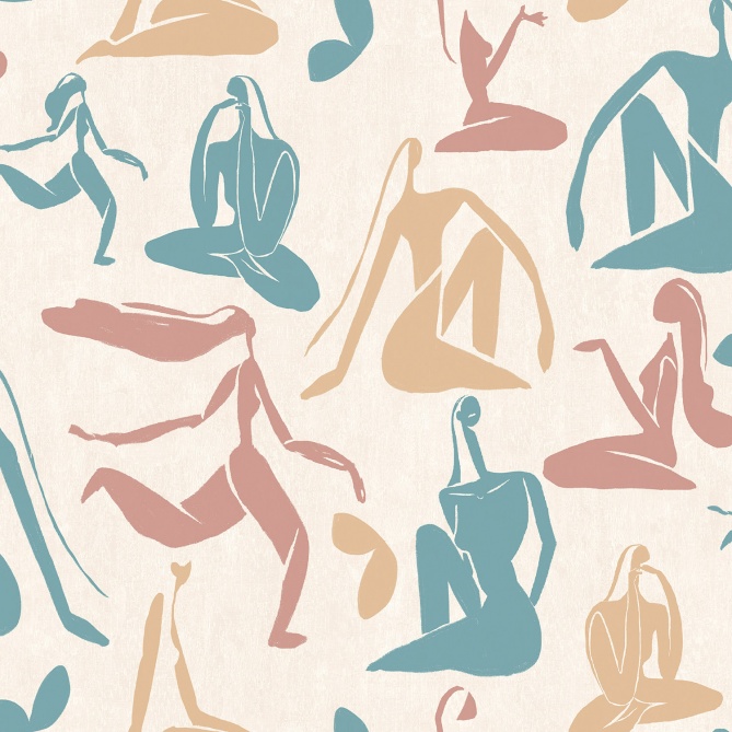 Papel Pintado Cuerpos abstractos - MELUN 03 | MURAKE - 878993