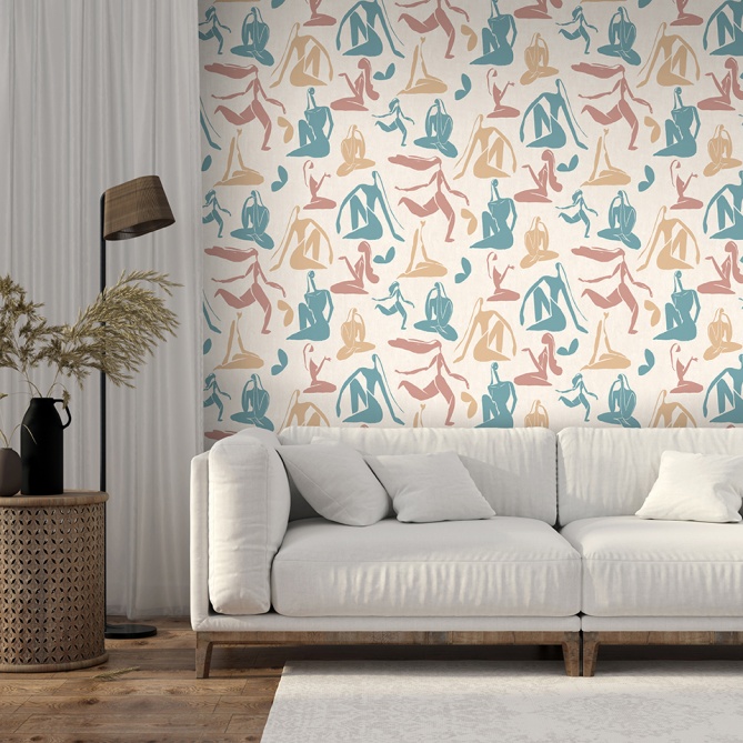 Papel Pintado Cuerpos abstractos - MELUN 03 | MURAKE - 878993