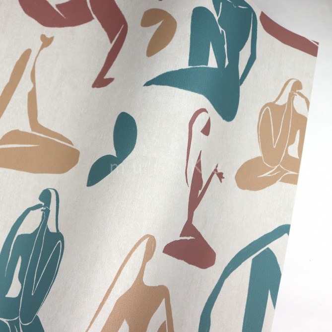 Papel Pintado Cuerpos abstractos - MELUN 03 | MURAKE - 878993