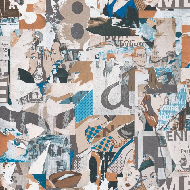 Papel Pintado Cartel Pop Art - DAYTON 02 | MURAKE - 878942