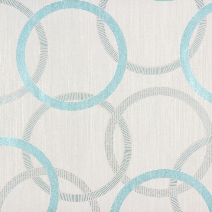 Papel Pintado AROS TURQUESA 11435 - 1