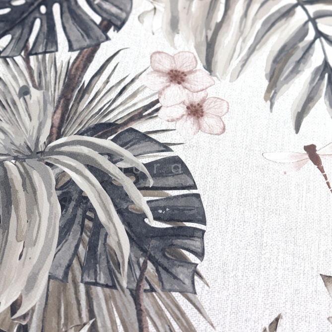 Papel Pintado Hoja y pájaros - ENTEBE 04 | MURAKE - 521009