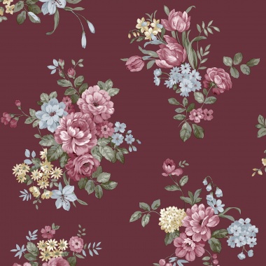 Papel Pintado Ramos de flores - AGLIANA 03 | MURAKE - 879013