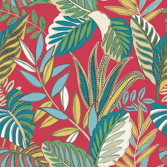 Papel Pintado Follaje tropical - SEDUVA 01 | MURAKE - 879125