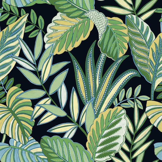 Papel Pintado Follaje tropical - SEDUVA 02 | MURAKE - 879126