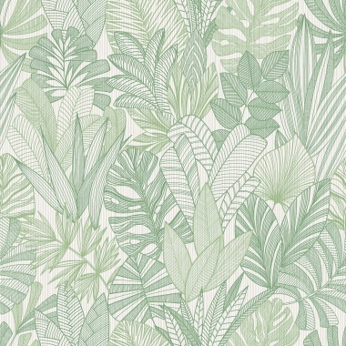 Papel Pintado Hojas tropicales - SALANTAI 03 | MURAKE - 879148
