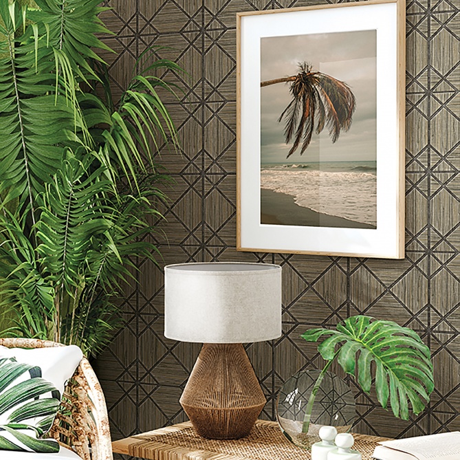 Papel Pintado Diamantes entrelazados - LINKUVA 04 | MURAKE - 879154