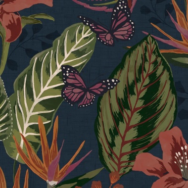 Papel Pintado Hojas tropicales - ANSTEY 02 | MURAKE - 878752