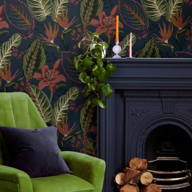 Papel Pintado Hojas tropicales - ANSTEY 02 | MURAKE - 878752