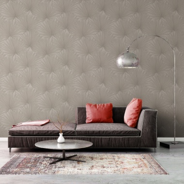 Papel Pintado Grandes hojas de palma - MARKALA 02 | MURAKE - 83372