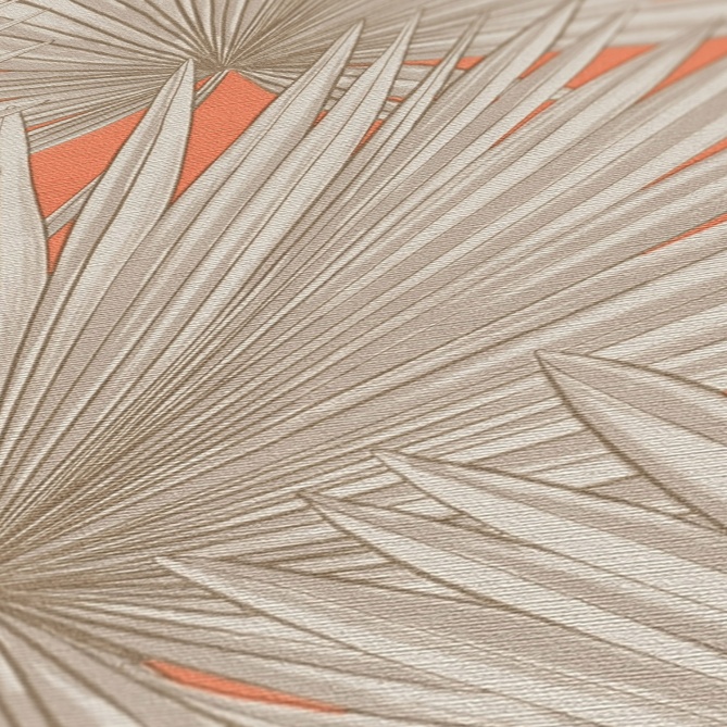 Papel Pintado Grandes hojas de palma - MARKALA 03 | MURAKE - 83373