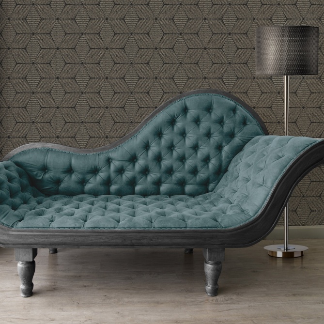 Papel Pintado Flores de loto formadas por trazos - DJENNE 02 | MURAKE - 83377