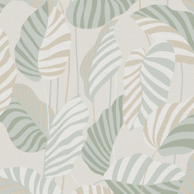 Papel Pintado Hojas gráficas de cebra - KIDAL 03 | MURAKE - 83393