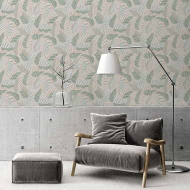 Papel Pintado Hojas gráficas de cebra - KIDAL 03 | MURAKE - 83393