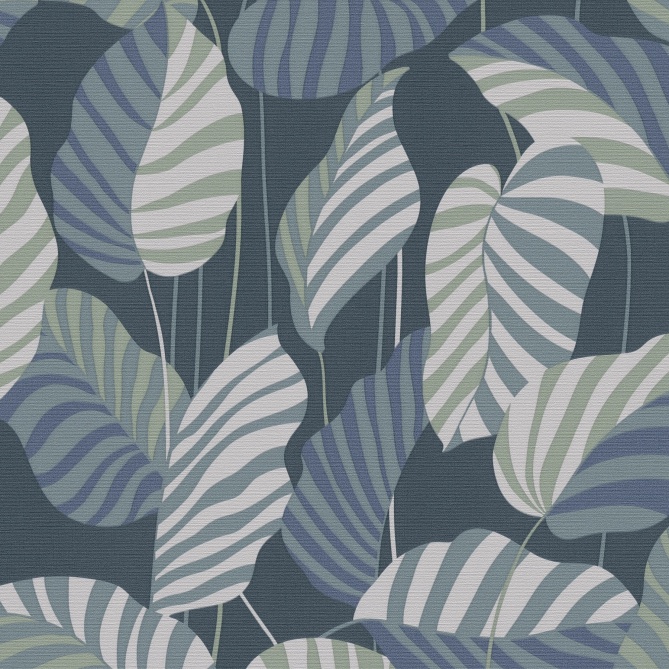 Papel Pintado Hojas gráficas de cebra - KIDAL 04 | MURAKE - 83394