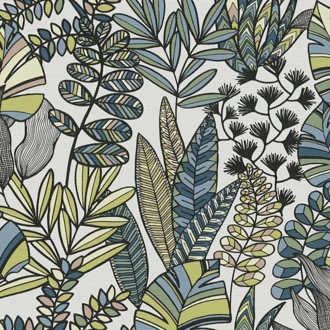 Papel Pintado Hojas gráficas Arty - MOPTI 01 | MURAKE - 83395