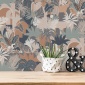 Papel Pintado Animales y follaje gráfico - NIANI 03 | MURAKE - 83403