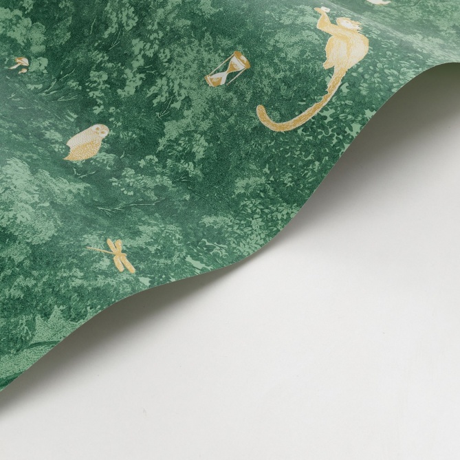 Papel Pintado Vegetación con animales - GANDUN 03 | MURAKE - 85638