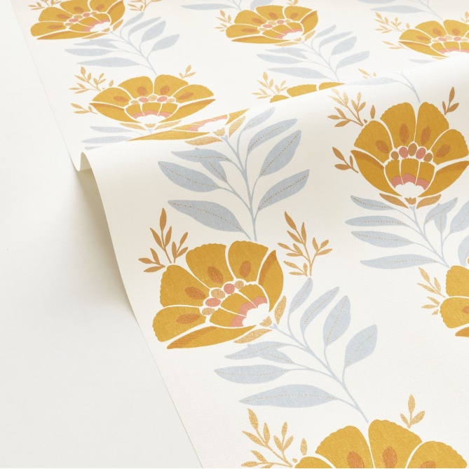 Papel Pintado Flores grandes - MACOURIA 01 | MURAKE - 85181