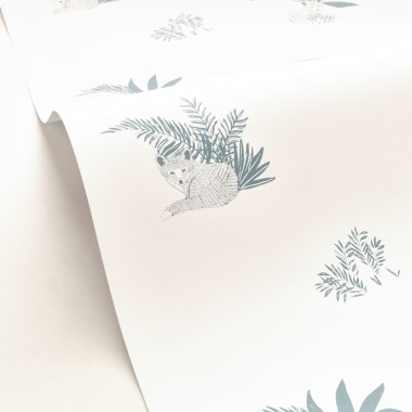 Papel Pintado Zorros y follaje  - GEORGE 02 | MURAKE - 85807