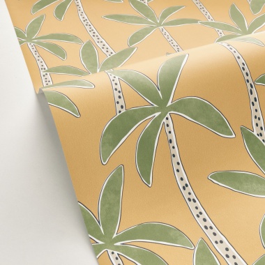 Papel Pintado Palmeras dibujadas - SEREMBAN 01 | MURAKE - 85816