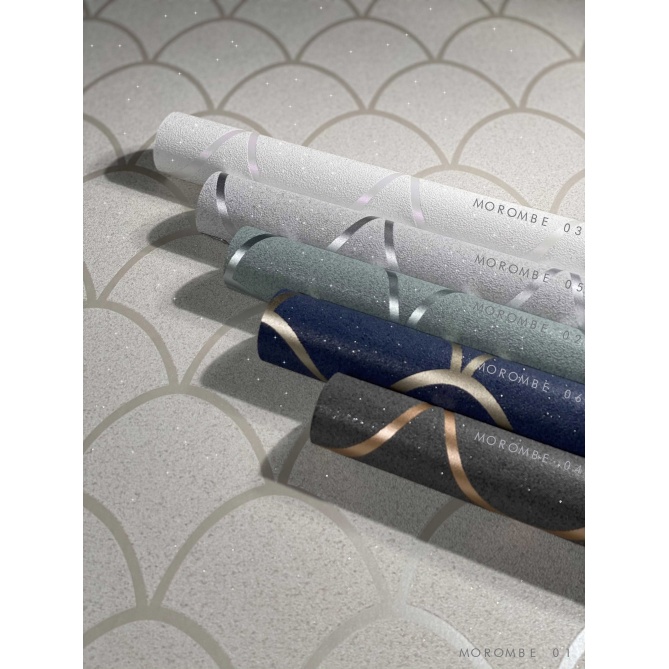 Papel Pintado Hojas gráficas - MOROMBE 04 | MURAKE - 72334