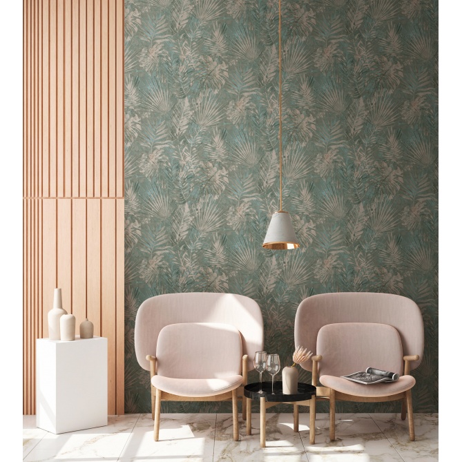 Papel Pintado Hojas tropicales - AUSERD 02 | MURAKE - 83302