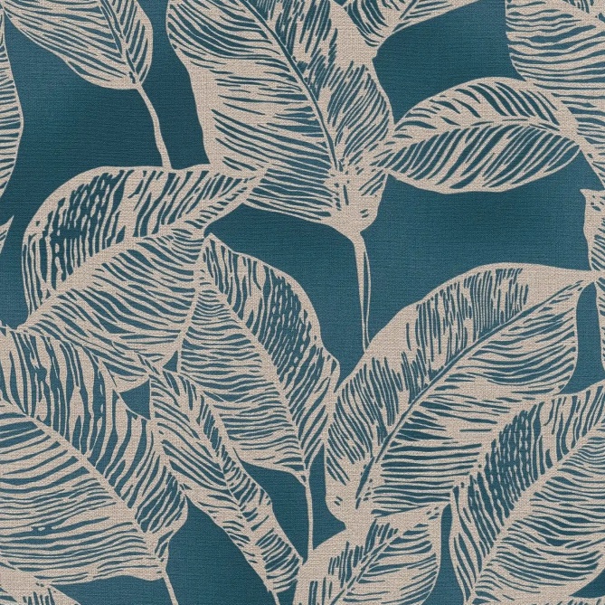 Papel Pintado Grandes hojas estilizadas - SLIMAN 01 | MURAKE - 83331