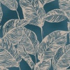 Papel Pintado Grandes hojas estilizadas - SLIMAN 01 | MURAKE - 83331