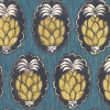 Papel Pintado Gran piña en medallones - PALMIRA 02 | MURAKE - 5001/52