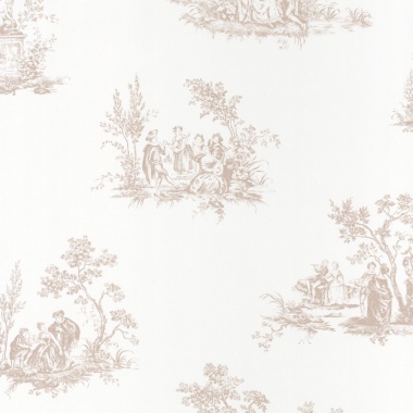 Papel Pintado Escenas de un lienzo de Jouy - MELLAC 01 | MURAKE - 5001/01